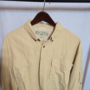Field & Stream Men's Beige Fishing Shirt
